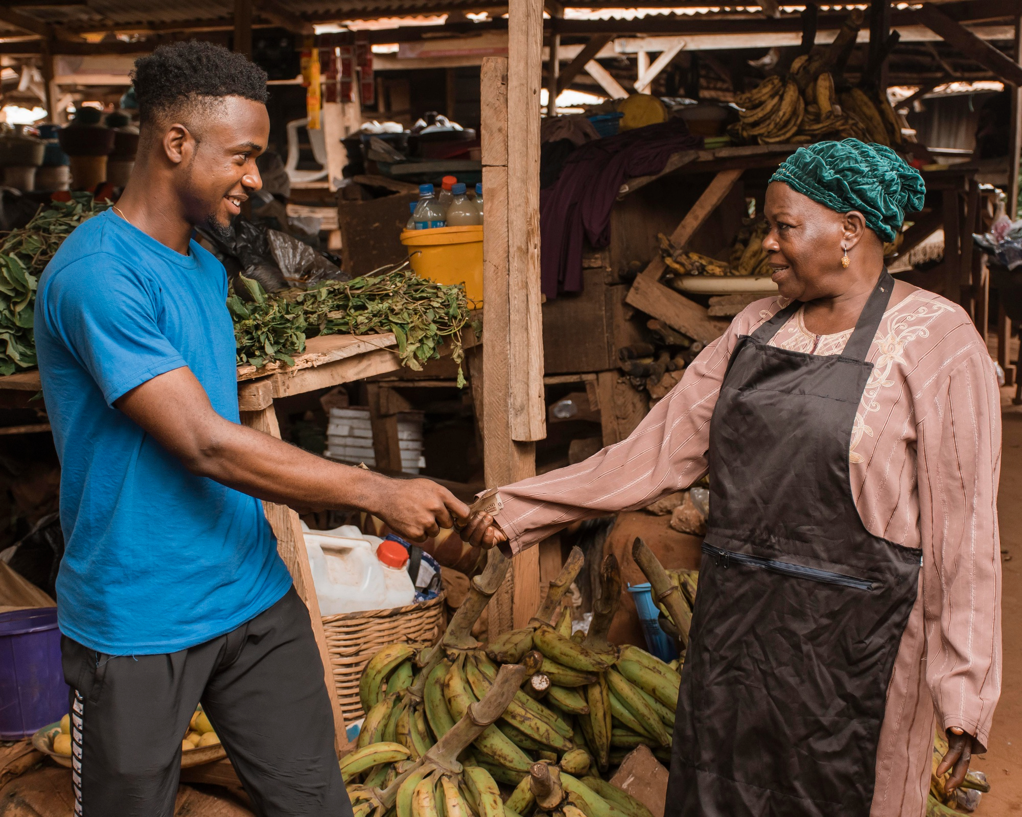 African trade market commerce